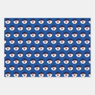 Santa Sniper Wrapping Paper Sheet