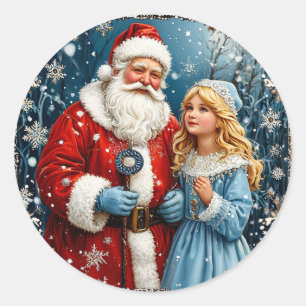 🎁Santa Snow Maiden Christmas Sticker Winter ✨