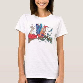 Santa Snowflake Angel T-Shirt