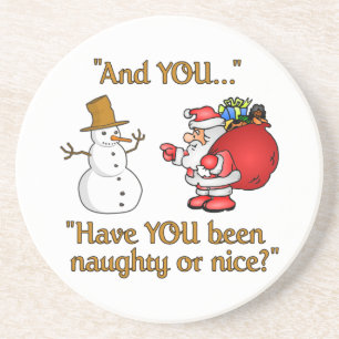 Santa & Snowman coaster