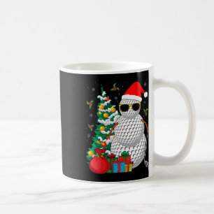 Santa Snowman Golf Ball Christmas Golfer Coffee Mug