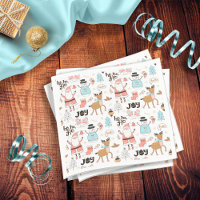 Santa, Snowman, Reindeer Pattern ID559