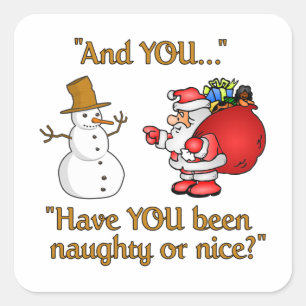 Santa & Snowman stickers