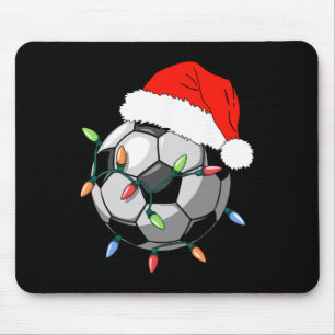 Santa Soccer Byll Shirt Men Youth Boys Christmas P Mouse Pad