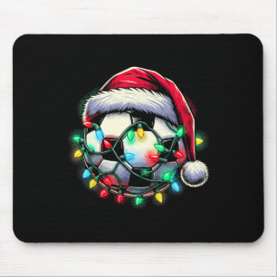 Santa Soccer Ll Christmas Mouse Pad