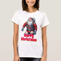 Santa Space Astro Christmas Aerospace Flying