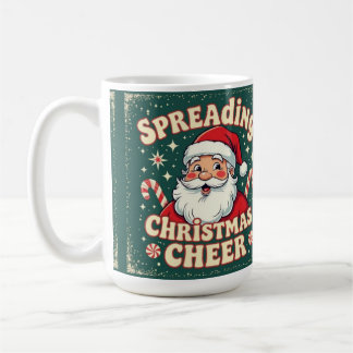 Santa spreading Christmas cheer Coffee Mug