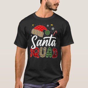 Santa Squad Family Group Matching Christmas Pajama T-Shirt