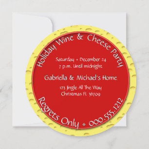 Santa Squirrel is Jolly • Holiday Party Invitation
