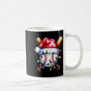 Santa Srts Design For Men Boys Christmas Baseball Coffee Mug