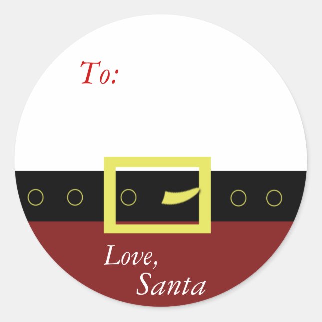 Santa Stickers (Front)