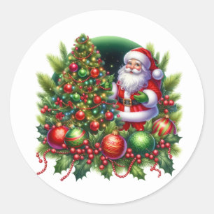 Santa Stickers