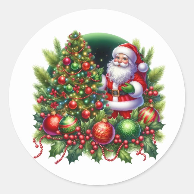 Santa Stickers (Front)