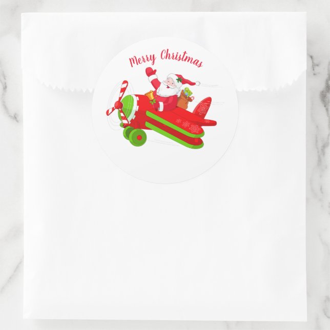 Santa Stickers (Bag)