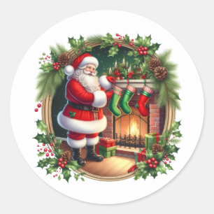 Santa Stickers