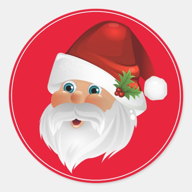 Santa Stickers (Front)