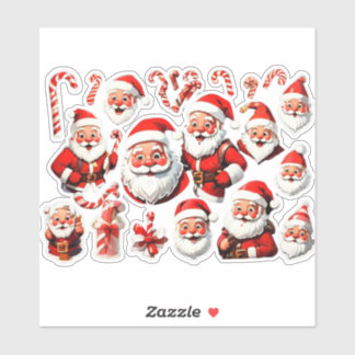 Santa Stickers