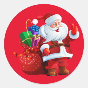 Santa Stickers
