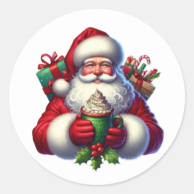 Santa Stickers (Front)