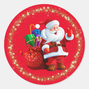 Santa Stickers