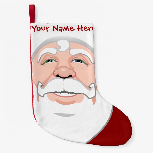 Santa Stocking Personalised Christmas Stockings (Front)