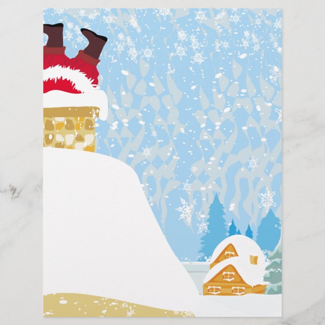 santa stuck in chimney (Front)