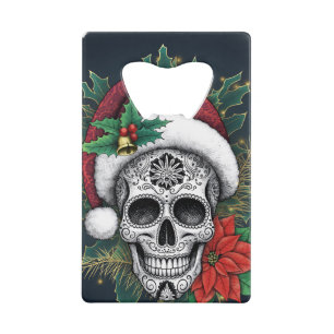 Santa Sugar Skull