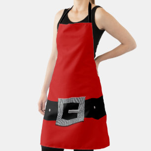 Santa suit apron