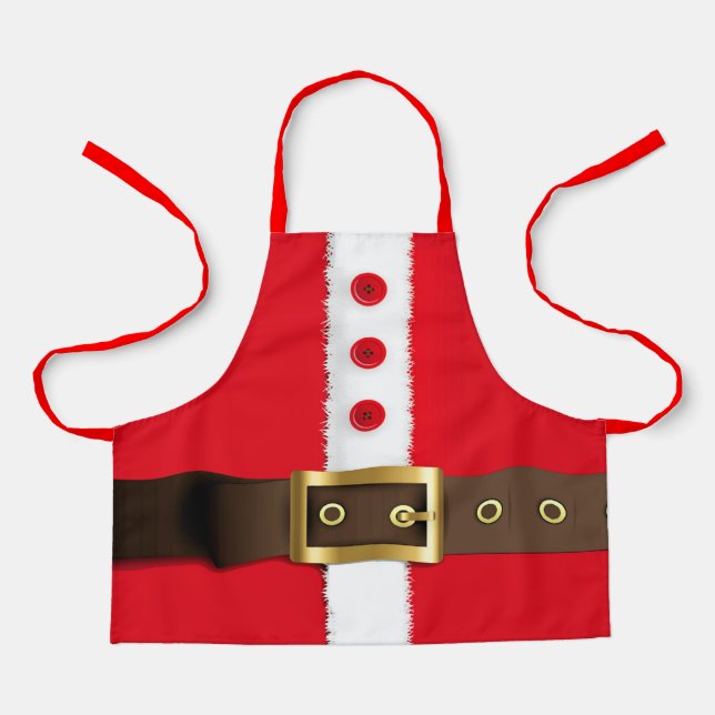 Santa Suit Apron (Front)