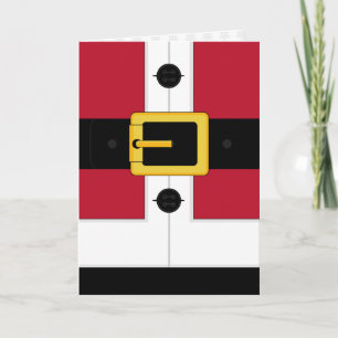Santa Suit Christmas Card