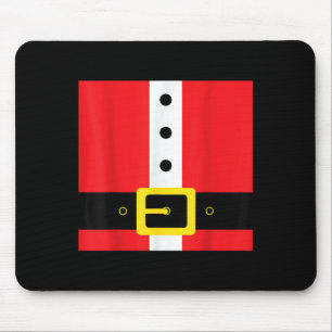 Santa Suit Christmas Funny Cute  Mouse Pad