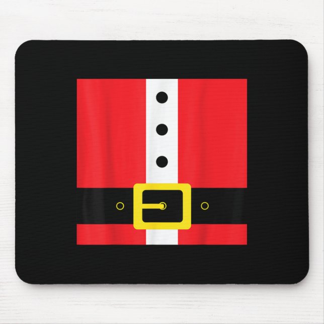 Santa Suit Christmas Funny Cute  Mouse Pad (Front)