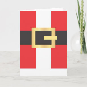 Santa Suit Holiday Card