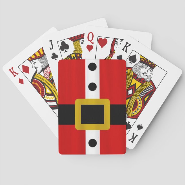 Santa Suit Playing Cards (Back)