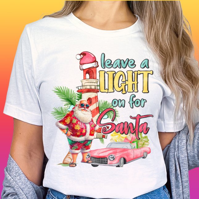 Santa Summer Christmas Holiday-Christmas in July T-Shirt (Creator Uploaded)