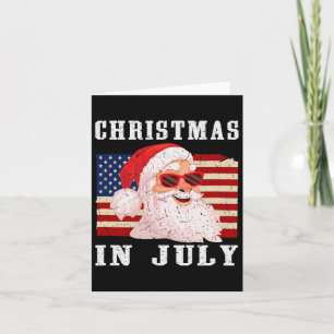 Santa Sungles Usa - Men's Women's Children's Chris Card