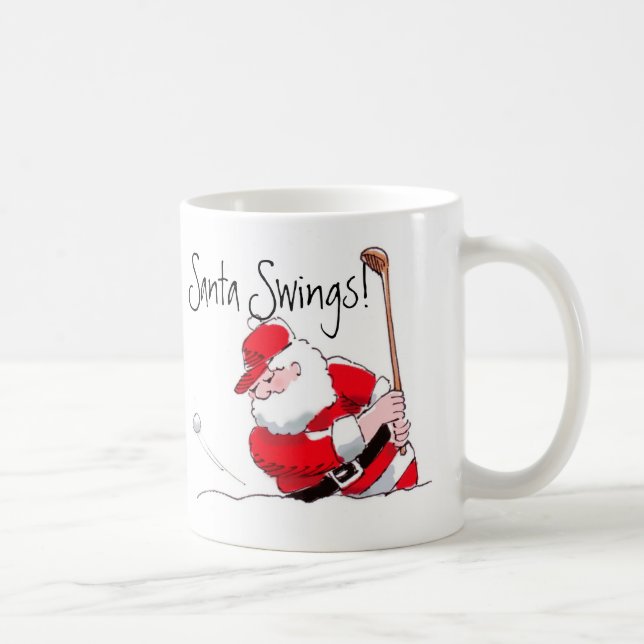 Santa Swings mug (Right)