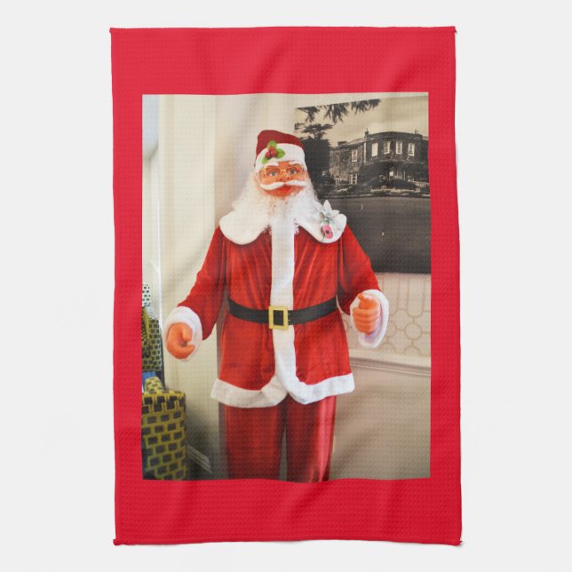 Santa Tea Towel (Vertical)