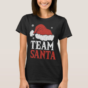 Santa Team Family Christmas Matching Pajama Santa T-Shirt