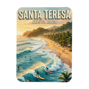 Santa Teresa Beach Costa Rica Magnet