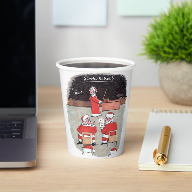 Santa Test paper cups (Insitu)