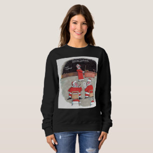 Santa Test women black sweatshirt