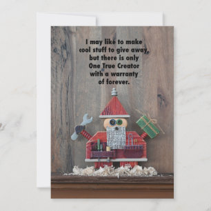 Santa the Builder Holiday Card