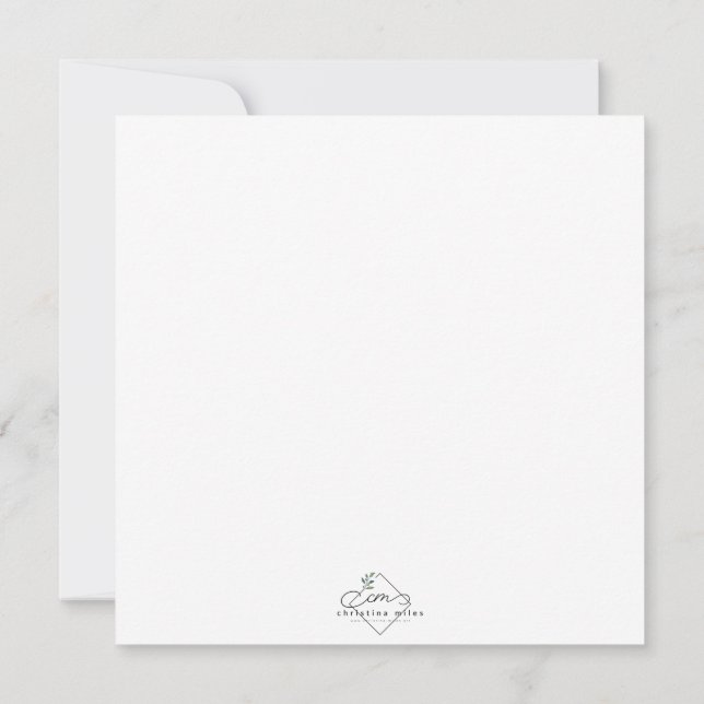 Santa the Dragon Sleigher Holiday Card (Back)