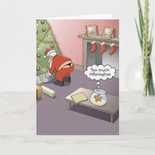 Santa Thong Christmas Card
