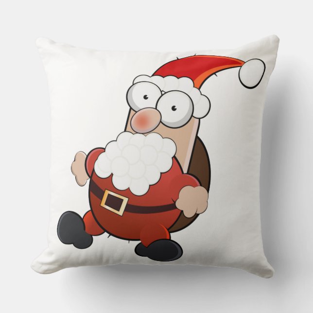 Santa Throw Pillow (Front)