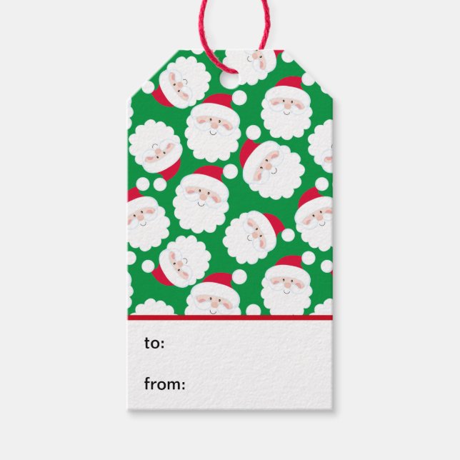 Santa To From Gift Tags (Front)