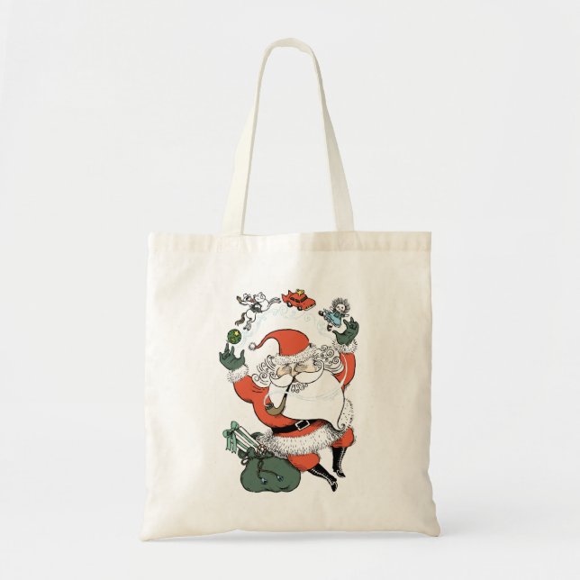Santa Tote Bag (Front)