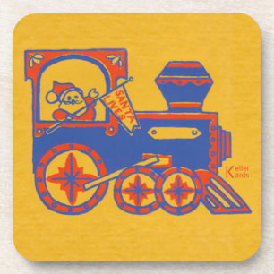 Santa Train Coaster