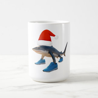 Santa Tralalero Tralala –Shark in Santa Hat Coffee Mug